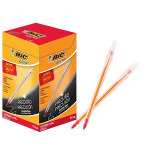 BIC BOLIGRAFOS ROJA CRISTAL 0,8mm